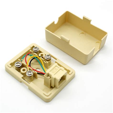 wall mount telephone junction box|surface mounted junction box.